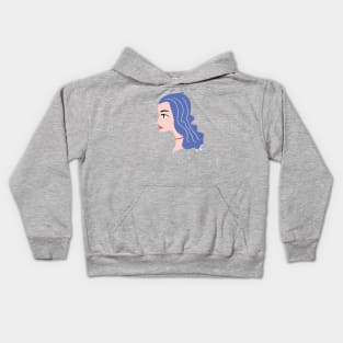 Beautiful Women Face Kids Hoodie